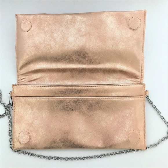 MAX EDITION BOW CLUTCH ROSE GOLD - Picture 5 of 8